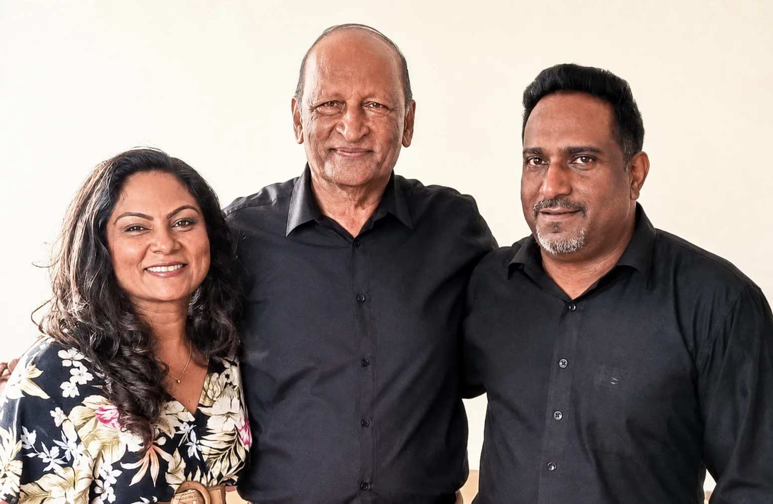 Abel Govender with ministry partners in Mauritius