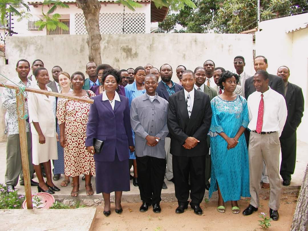 Community gathering in Mozambique