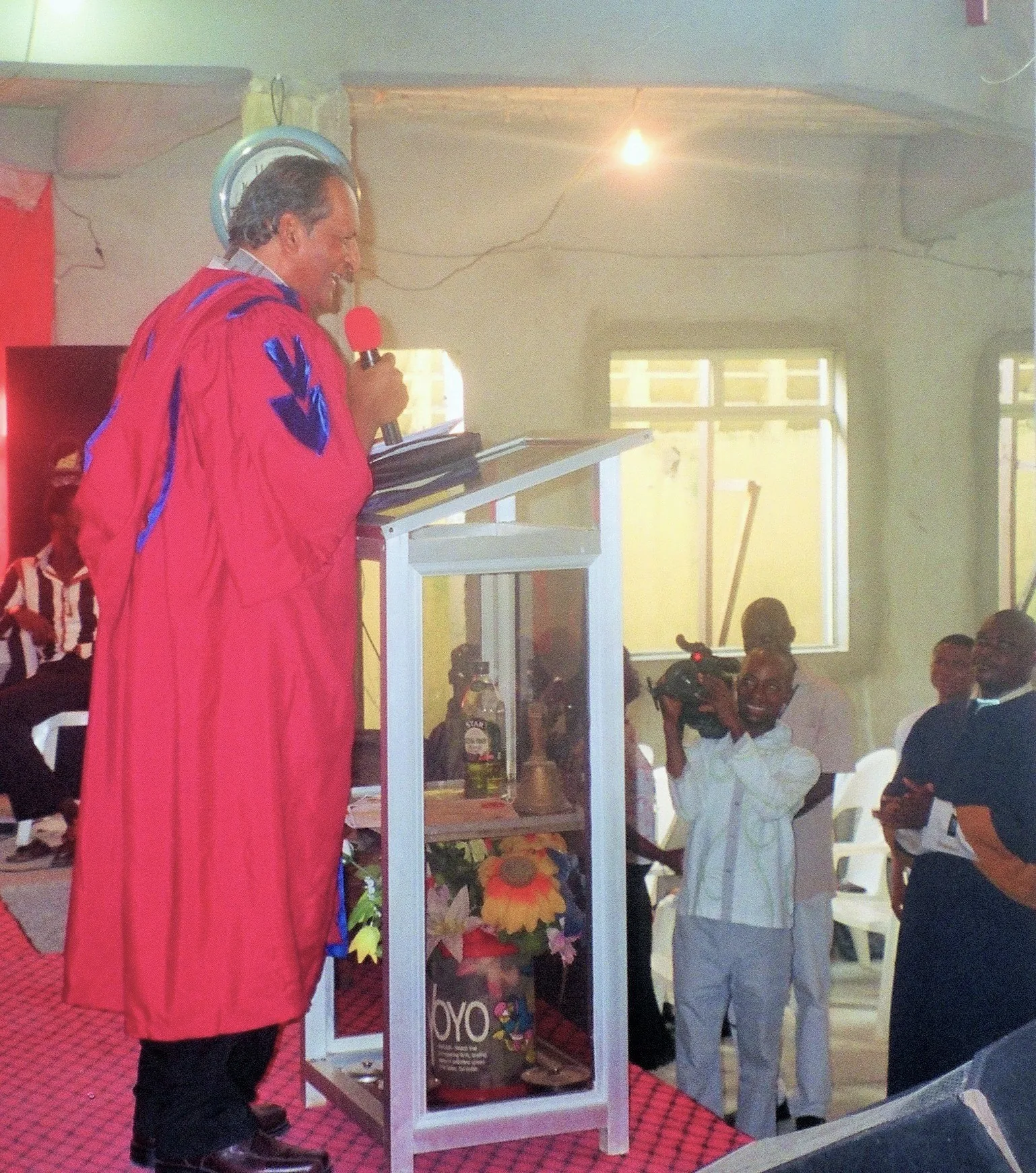 Abel Govender ministering in Port Harcourt, Nigeria